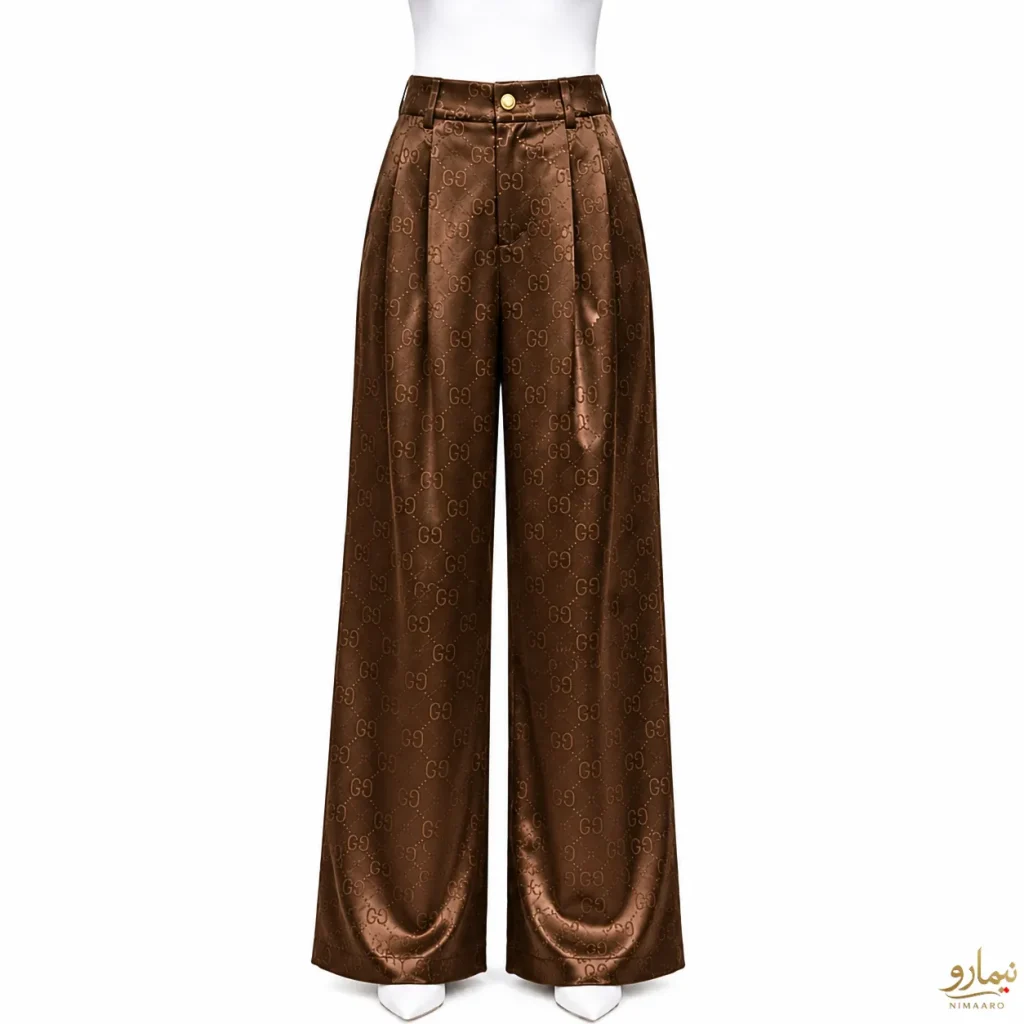 تصویر شلوار ساتن ابریشـم Gucci