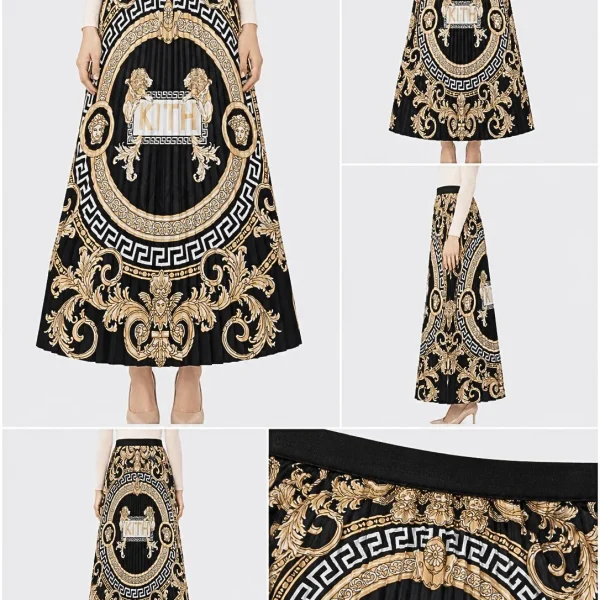 دامن طرحدار Versace - فروشگاه نیمارو
