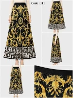 دامن طرحدار Versace - فروشگاه نیمارو
