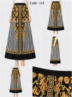 دامن طرحدار Versace - فروشگاه نیمارو