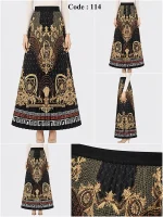 دامن طرحدار Versace - فروشگاه نیمارو