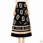 دامن ساتن طرح Fendi - فروشگاه نیمارو