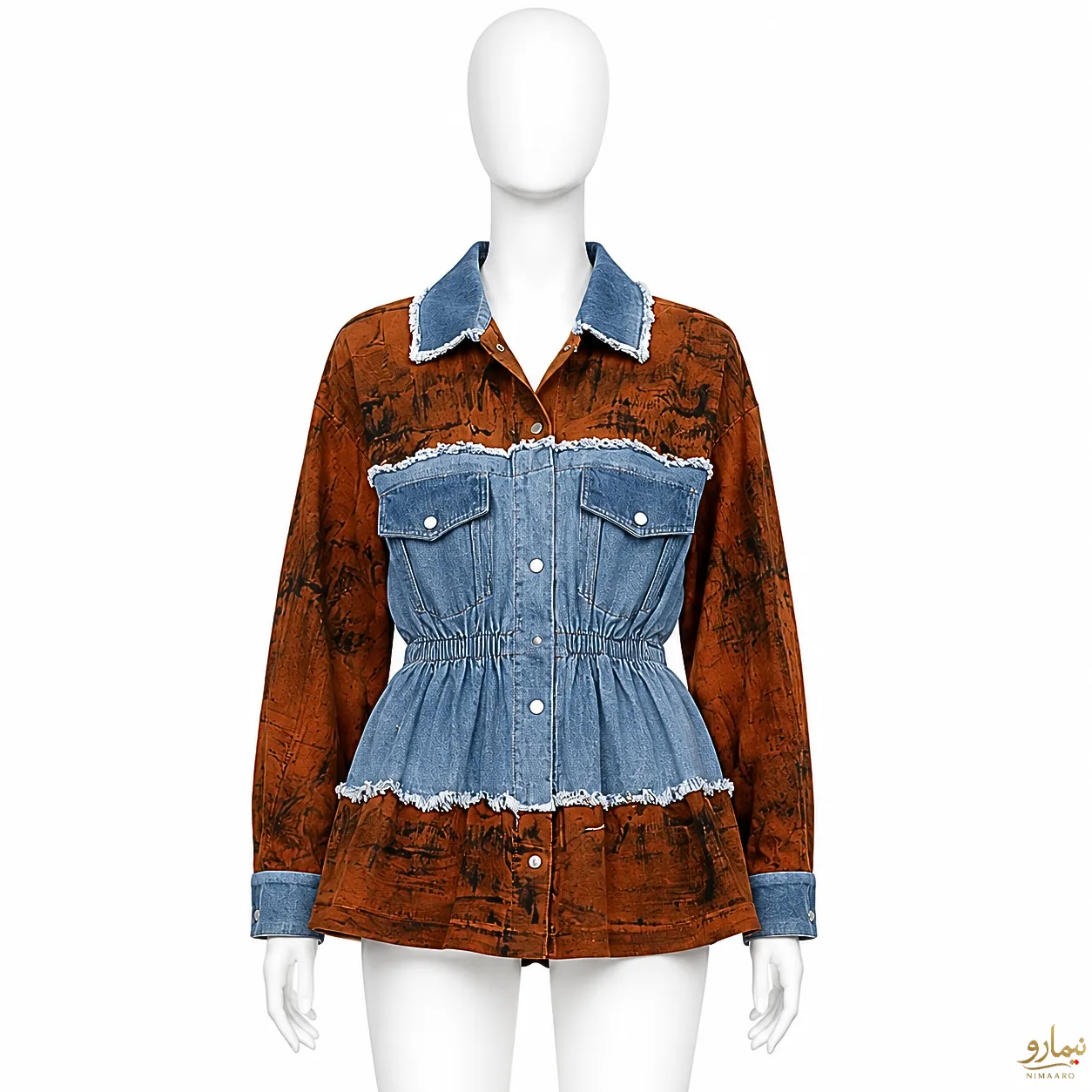 winter-clothes-1 (26) کت جین ترکیبی balenciaga - فروشگاه نیماو